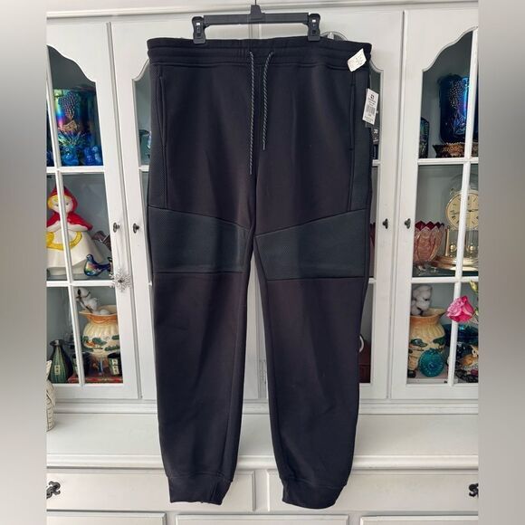 South Pole Men’s Jogger Size 3XB Activewear NWT Black Drawstring Waist - Picture 2 of 11